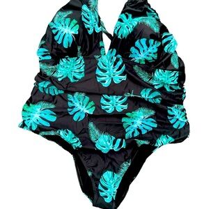 NWT- Brand new floral one piece plus size bathing suit size 5X
